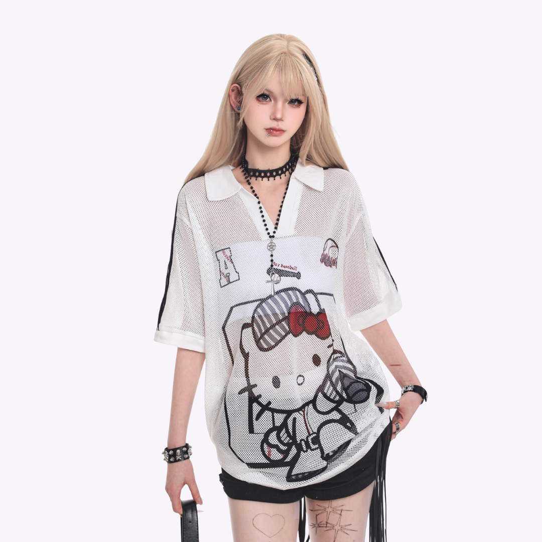 Image of Baseball Mesh Top